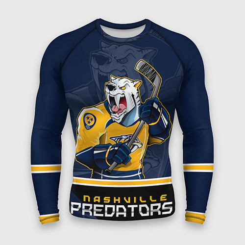 Мужской рашгард Nashville Predators / 3D-принт – фото 1