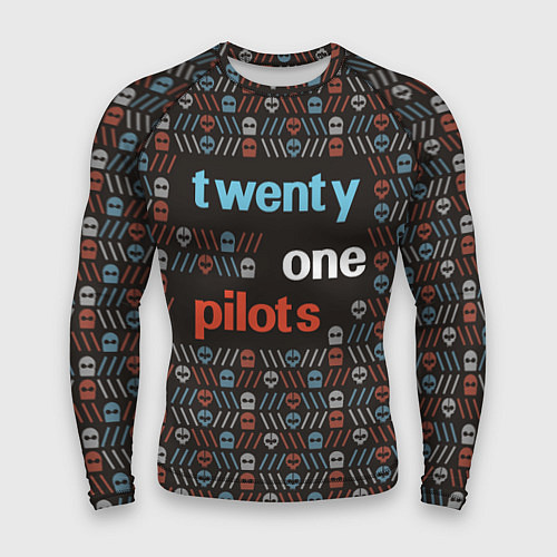 Мужской рашгард Twenty One Pilots / 3D-принт – фото 1