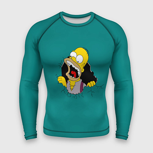 Мужской рашгард Alien-Homer / 3D-принт – фото 1