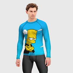 Рашгард мужской Задумчивый Барт, цвет: 3D-принт — фото 2