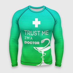 Рашгард мужской Trust me, i'm a doctor, цвет: 3D-принт