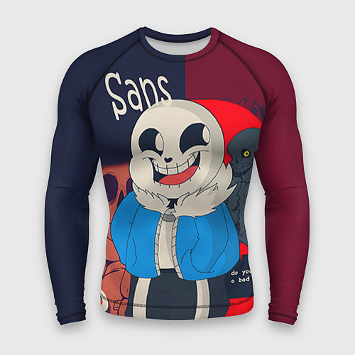 Мужской рашгард Sans / 3D-принт – фото 1