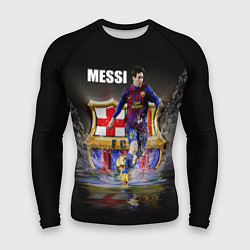 Рашгард мужской Messi FCB, цвет: 3D-принт
