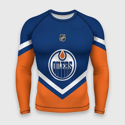 Мужской рашгард NHL: Edmonton Oilers / 3D-принт – фото 1