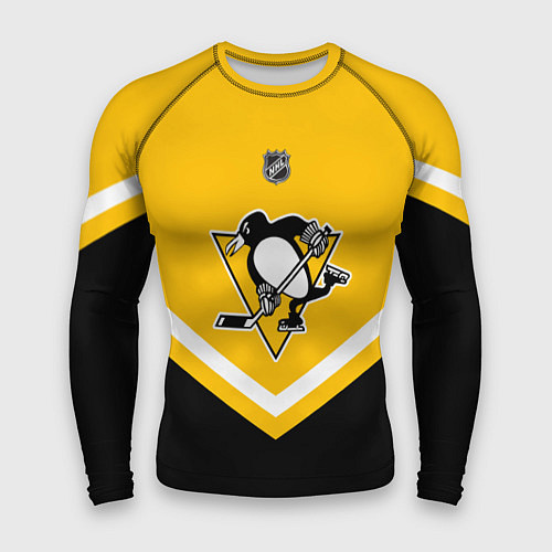 Мужской рашгард NHL: Pittsburgh Penguins / 3D-принт – фото 1