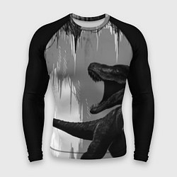 Рашгард мужской Пещера динозавра, цвет: 3D-принт