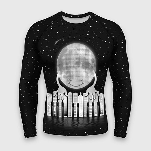 Мужской рашгард Лунная мелодия / 3D-принт – фото 1
