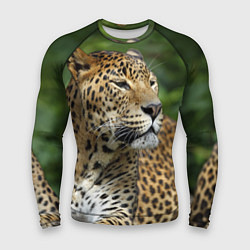 Рашгард мужской Лик леопарда, цвет: 3D-принт