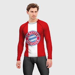 Рашгард мужской Bayern FC: Red line, цвет: 3D-принт — фото 2