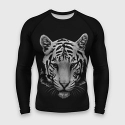 Рашгард мужской Серый тигр, цвет: 3D-принт