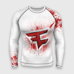 Мужской рашгард FaZe Clan: White collection