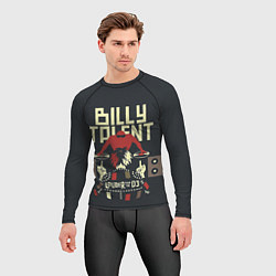 Рашгард мужской Billy Talent: Louder than the DJ, цвет: 3D-принт — фото 2