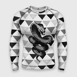 Мужской рашгард Snake Geometric