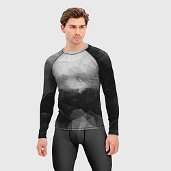 Рашгард мужской Polygon gray, цвет: 3D-принт — фото 2