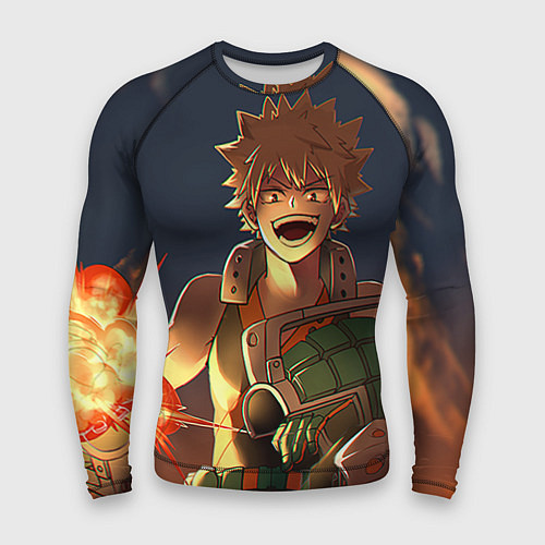 Мужской рашгард Моя геройская академия / 3D-принт – фото 1