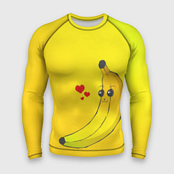 Рашгард мужской Just Banana (Yellow), цвет: 3D-принт