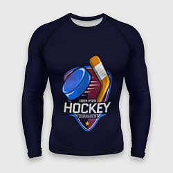 Рашгард мужской Hockey Tournament, цвет: 3D-принт