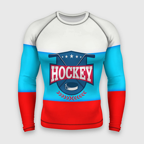Мужской рашгард Hockey Russia / 3D-принт – фото 1