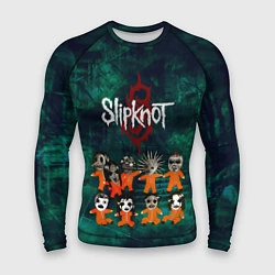 Рашгард мужской Группа Slipknot, цвет: 3D-принт