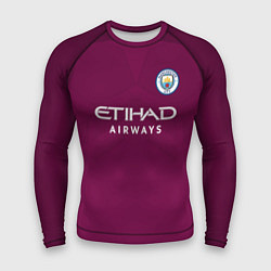 Рашгард мужской Man City FC: Away 17/18, цвет: 3D-принт