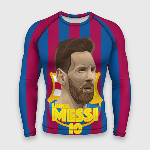 Мужской рашгард FCB Lionel Messi / 3D-принт – фото 1