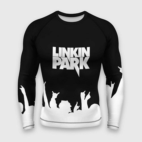 Мужской рашгард Linkin Park: Black Rock / 3D-принт – фото 1