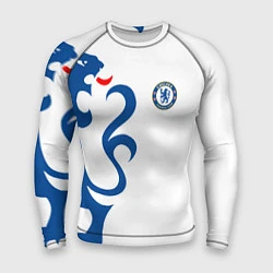 Рашгард мужской FC Chelsea: White Lion, цвет: 3D-принт
