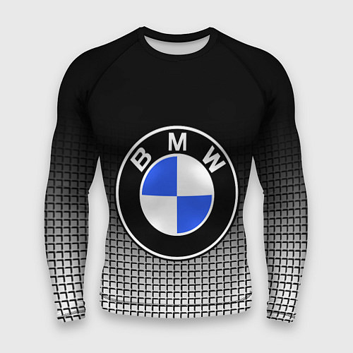 Мужской рашгард BMW 2018 Black and White IV / 3D-принт – фото 1
