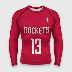 Рашгард мужской Rockets: Houston 13, цвет: 3D-принт