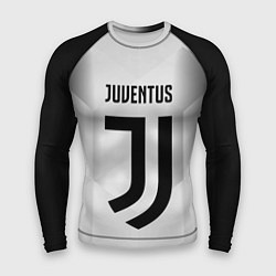 Рашгард мужской FC Juventus: Silver Original, цвет: 3D-принт