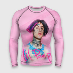 Рашгард мужской Lil Peep: Pink Style, цвет: 3D-принт