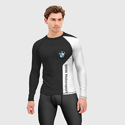 Рашгард мужской BMW CARBON БМВ КАРБОН, цвет: 3D-принт — фото 2