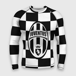 Рашгард мужской FC Juventus: W&B Grid, цвет: 3D-принт