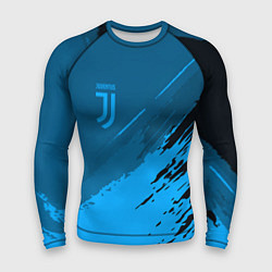 Рашгард мужской FC Juventus: Blue Original, цвет: 3D-принт