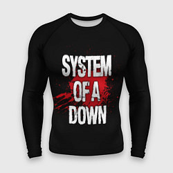 Рашгард мужской System of a Down Blood, цвет: 3D-принт