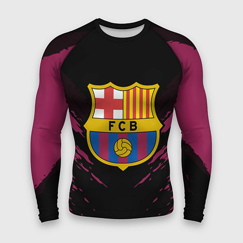 Мужской рашгард Barcelona FC: Sport Fashion / 3D-принт – фото 1