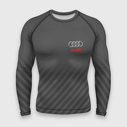 Рашгард мужской Audi: Grey Sport Line, цвет: 3D-принт