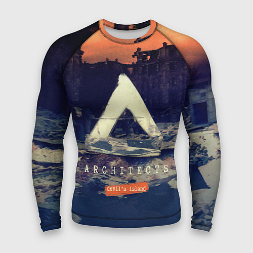 Мужской рашгард Architects: Devil's Island / 3D-принт – фото 1