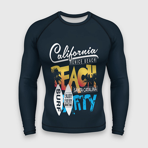 Мужской рашгард California Beach / 3D-принт – фото 1