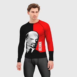 Рашгард мужской Хитрый Ленин, цвет: 3D-принт — фото 2