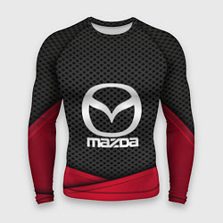 Рашгард мужской Mazda: Grey Carbon, цвет: 3D-принт