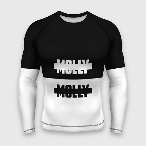 Мужской рашгард Molly: Black & White / 3D-принт – фото 1