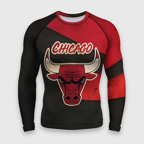 Мужской рашгард Chicago Bulls: Old Style / 3D-принт – фото 1