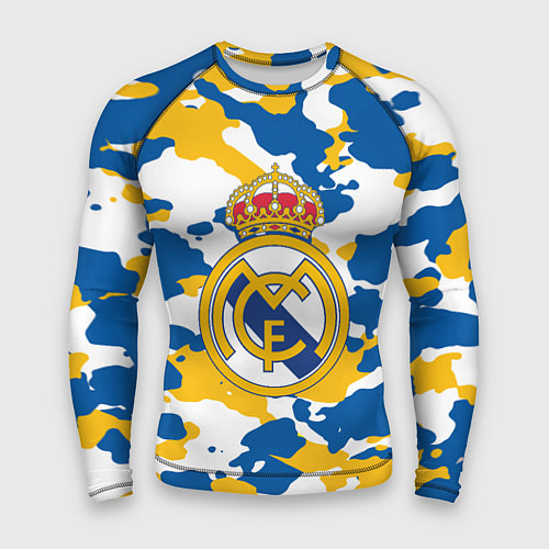 Мужской рашгард Real Madrid: Camo / 3D-принт – фото 1