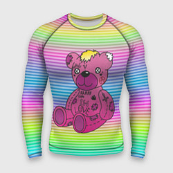 Рашгард мужской Lil Peep Bear, цвет: 3D-принт