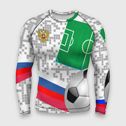 Рашгард мужской Русский футбол, цвет: 3D-принт