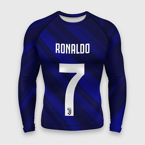 Мужской рашгард Ronaldo 7: Blue Sport / 3D-принт – фото 1