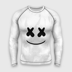 Мужской рашгард Marshmello: White Face