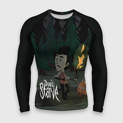 Рашгард мужской Don't Starve: Night Forrest, цвет: 3D-принт