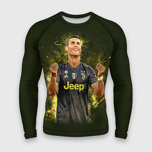 Мужской рашгард Ronaldo: Juve Sport / 3D-принт – фото 1
